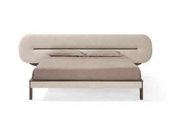 LIPS XL - Fabric double bed with upholstered headboard by Carpanese Home - view 3